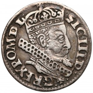 Zygmunt III Waza, Trojak Kraków 1606 - z 'orderem' (R3)