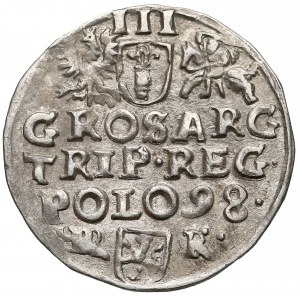 Zygmunt III Waza, Trojak Wschowa 1598 - błąd HR-R
