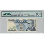 100.000 złotych 1990 - AS 0000001 - PMG 66 EPQ