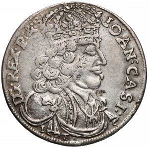 Jan II Kazimierz, Ort Kraków 1657 IT - rozetki - rzadszy