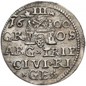 Zygmunt III Waza, Trojak Ryga 1600