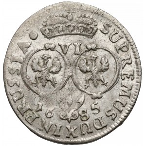 Niemcy, Prusy, Fryderyk Wilhelm, Szóstak Królewiec 1685 HA