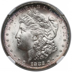 USA, Dolar 1882-S, San Francisco - NGC MS63