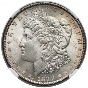 USA, Dolar 1890, Filadelfia - NGC MS63