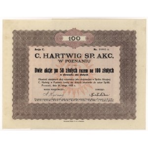 C. HARTWIG, Ser.C, 2x 50 zł 1925