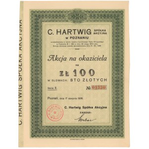 C. HARTWIG, Ser.II, 100 zł 1936