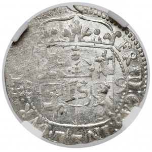 Kurlandia, Fryderyk Kazimierz, Półtorak Mitawa 1689 - NGC MS63