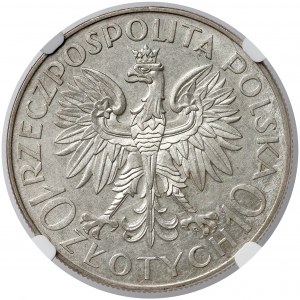 Sobieski 10 złotych 1933 - NGC MS61