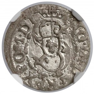 Zygmunt III Waza, Szeląg Ryga 1618 - NGC MS63