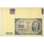 Próba kolorystyczna - 100 złotych 1948