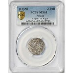 Zygmunt III Waza, Półtorak Ryga 1620 - Lis - PCGS MS63