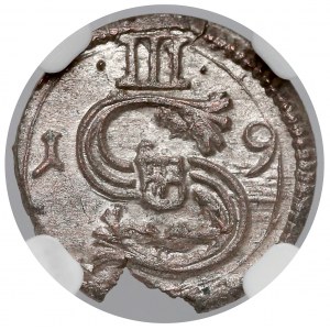 Zygmunt III Waza, Trzeciak Poznań 1619 - NGC MS61