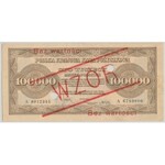 WZÓR 100.000 mkp 1923 - A - perforacja - PMG 50