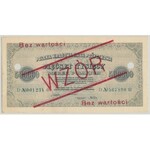 WZÓR 500.000 mkp 1923 - 6 cyfr - D - perforacja - PMG 53