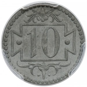Gdańsk, 10 fenigów 1920 - 57 perełek - PCGS MS61