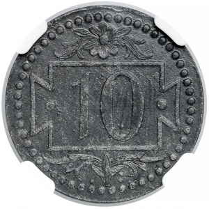 Gdańsk, 10 fenigów 1920 - 54 perełki - NGC MS61