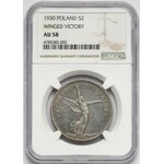 Nike 5 złotych 1930 - rzadki rok - NGC AU58