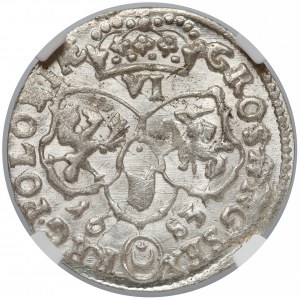 Jan III Sobieski, Szóstak Bydgoszcz 1683 - NGC MS62
