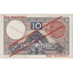 WZÓR 10 złotych 1919 - III EM.A - PMG 64 EPQ