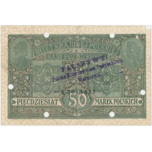 Falsyfikat z epoki 50 mkp 1916 