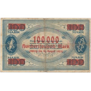 Oberlangenbielau (Bielawa), Christian Dierig GmbH, 100.000 mark 1923 - 6 luty