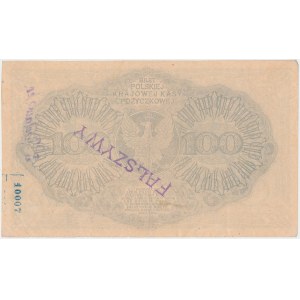 Falsyfikat z epoki 100 mkp 02.1919 