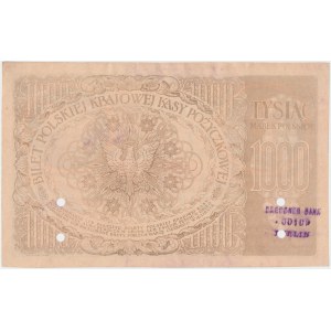Falsyfikat z epoki 1.000 mkp 05.1919 - Ser.B