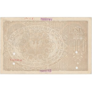 Falsyfikat z epoki 1.000 mkp 05.1919 - Ser.ZO.