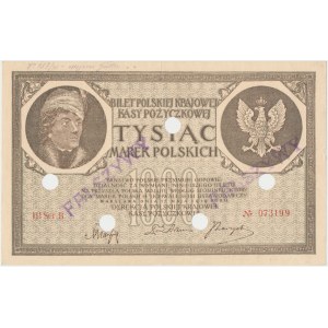 Falsyfikat z epoki 1.000 mkp 05.1919 - III Ser.B.