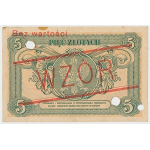 WZÓR 5 złotych 1925 Konstytucja - Nr 2663