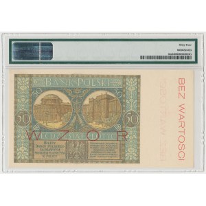 WZÓR 50 złotych 1925 - Ser.A - PMG 64