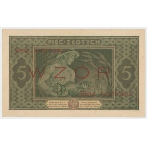 WZÓR 5 złotych 1926 - Ser.A