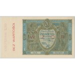 WZÓR 20 złotych 1926 - Ser.S - PMG 63 EPQ