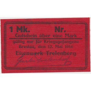 Obóz Trelenberg (Wrocław), 1 mark 1916 - czerwony