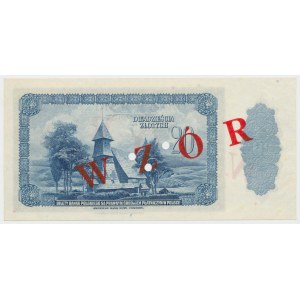 ABNCo 20 złotych 1939 - SPECIMEN przedrukowany na WZÓR - rzadkość