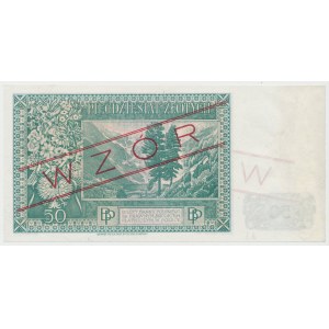 Londyn 50 złotych 1939 - WZÓR - A 012345