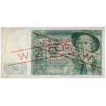 Londyn 50 złotych 1939 - WZÓR - A 012345