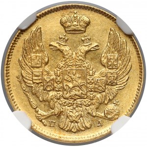 3 ruble = 20 złotych 1834 ПД, Petersburg - b. ładne - NGC MS61