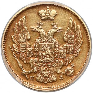 3 ruble = 20 złotych 1835 ПД, Petersburg - PCGS AU