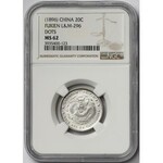 Chiny, Fukien, 20 cents (około 1896-1903) - NGC MS62