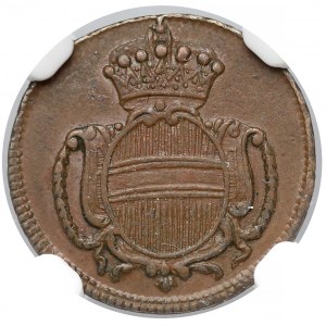 Austria, Maria Teresa, 1 heller 1777 - NGC MS62 BN