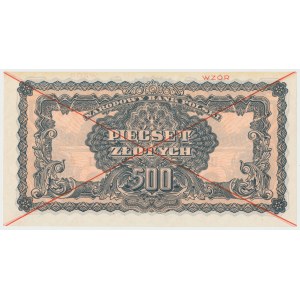 WZÓR 500 złotych 1944 ...owym - AC 