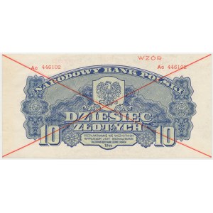 WZÓR 10 złotych 1944 ...owe - Ac