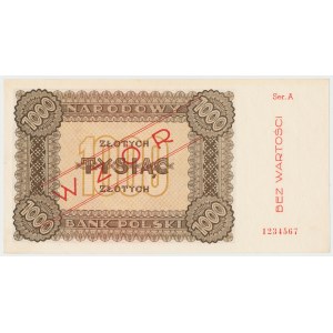 WZÓR 1.000 złotych 1945 - Ser.A