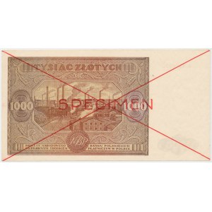 SPECIMEN 1.000 złotych 1946 - A.