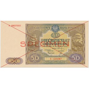 SPECIMEN 50 złotych 1946 - A