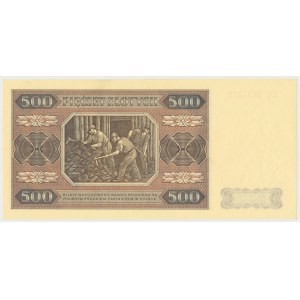 WZÓR kolekcjonerski 500 złotych 1948 - CC