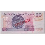 WZÓR 20 złotych 1994 - AA 0000000 - Nr 1587 - PCG 67 EPQ