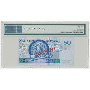 WZÓR 50 złotych 1994 - AA 0000000 - Nr 1896 - PMG 65 EPQ