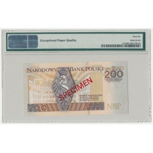WZÓR 200 złotych 1994 - AA 0000000 - Nr 1901 - PMG 66 EPQ